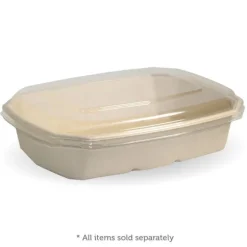 600 & 950ml Clear RPET Octa Takeaway Lid