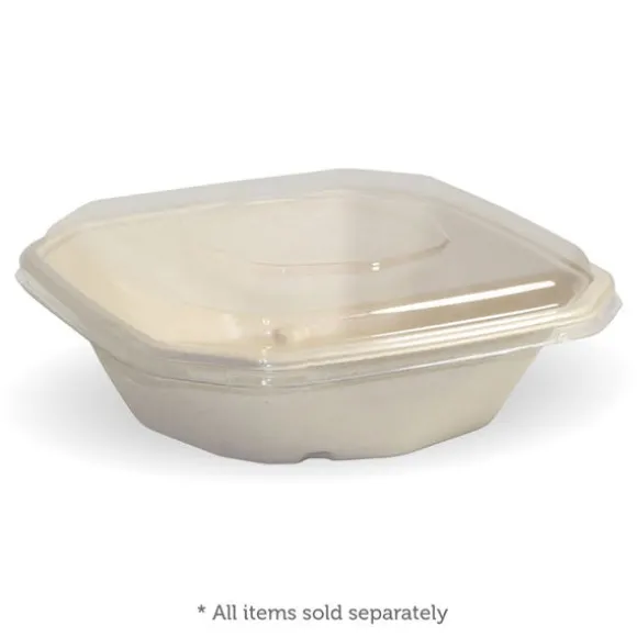 500 & 750ml Clear RPET Octa Takeaway Lid