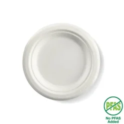 15cm / 6" Round Plant Fibre Plate