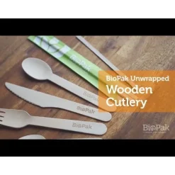 19cm Coated Wood Fork