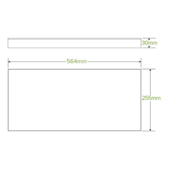Large BioBoard Catering Tray Lid