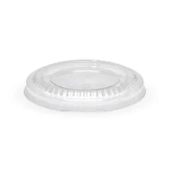 250ml / 8oz Clear PET Flat BioBowl Lid