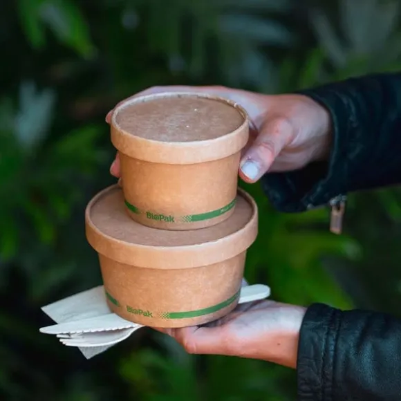 550ml / 16oz Kraft BioBowl