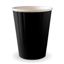 390ml / 12oz (90mm) Black Double Wall BioCup