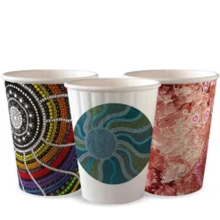 390ml / 12oz (90mm) Indigenous Art Series Double Wall BioCup