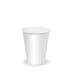 280ml / 8oz (80mm) White Cold Paper BioCup