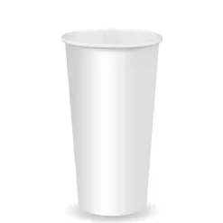 600ml / 20oz (90mm) White Cold Paper BioCup