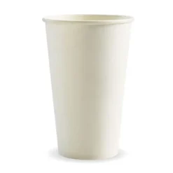 510ml / 16oz (90mm) White Single Wall BioCup