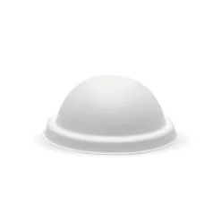90ml / 3oz Plant Fibre Dome Ice Cream BioCup Lid