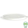 800-1,420ml / 24-48oz White Plant Fibre BioBowl Lid