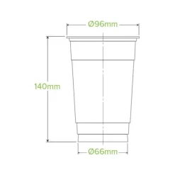 600ml Clear BioCup