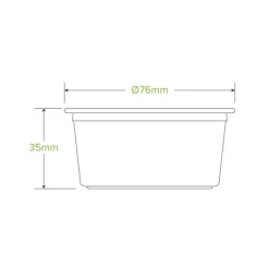 90ml Clear Sauce BioCup
