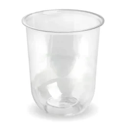 250ml Clear Unbranded Tumbler Biocup