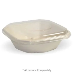 750ml Natural Plant Fibre Octa Takeaway Base