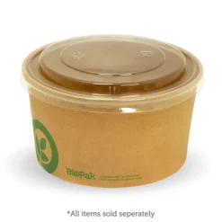 500-1,000ml RPET Kraft BioBowl Lid