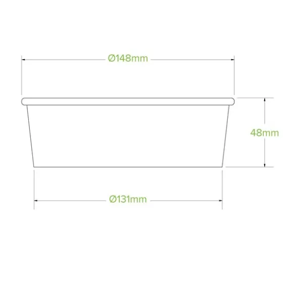 500ml Small Kraft BioBowl