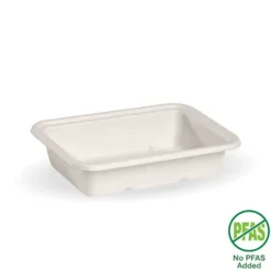 500ml White Plant Fibre Takeaway Base