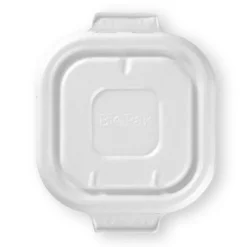 280-630ml White Plant Fibre Takeaway Lid