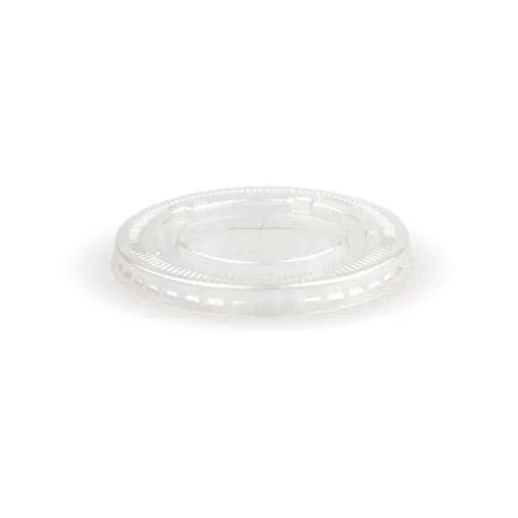90mm Clear PET Flat Cold Paper BioCup Lid