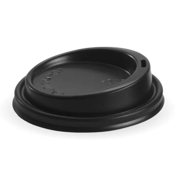 90mm Large Black PS BioCup Lid
