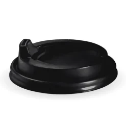 90mm Large Black PS Sipper BioCup Lid