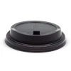 90mm Large Black Reclosable PLA BioCup Lid
