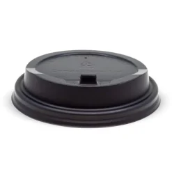 90mm Large Black Reclosable PLA BioCup Lid