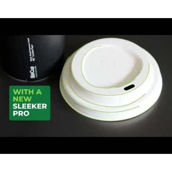 80mm Small Natural Plant Fibre BioCup Lid