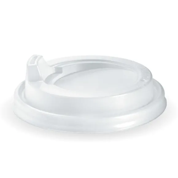 80mm Small White PS Sipper BioCup Lid