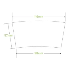 8oz (80mm) Paper Cup Sleeve