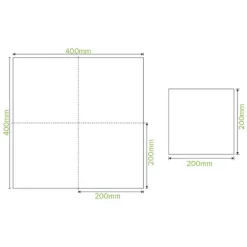 2-Ply 1/4 Fold White Corner Embossed Dinner BioNapkin