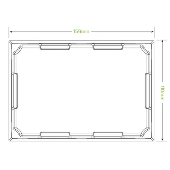 Small PLA Sushi Tray Lid