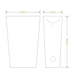 Unlined Large Enclosed BioBoard Chip Box