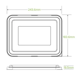 2 & 3-Compartment Clear RPET Takeaway Lid
