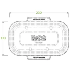 750 & 1,000ml White Plant Fibre Takeaway Lid