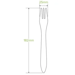 19cm Coated Wood Fork