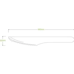 16cm Coated Wood Knife