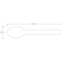 16cm Coated Wood Spoon