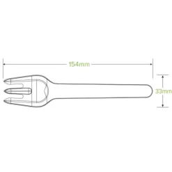 15cm Plant Fibre Fork