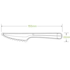 15cm Plant Fibre Knife