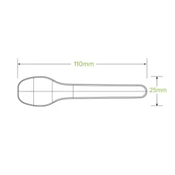 11cm Plant Fibre Teaspoon