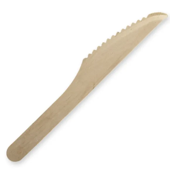 16cm Unbranded Wood Knife - Bulk Pack