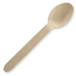16cm Unbranded Wood Spoon - Bulk Pack