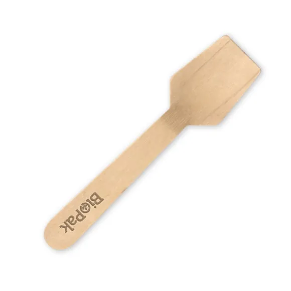 10cm Wood Ice Cream Spoon