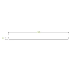 14cm Wood Stirrer
