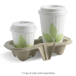 2-Cup Pulp BioCup Tray