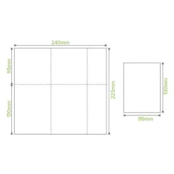 D-Fold Compact 1-Ply White Dispenser BioNapkin