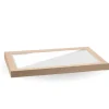 Extra Large BioBoard Catering Tray PLA Window Lid