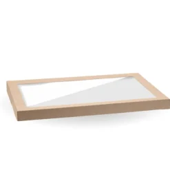 Extra Large BioBoard Catering Tray PLA Window Lid