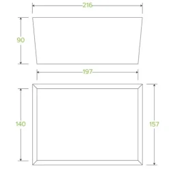 Extra Large BioBoard Lunch Box